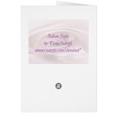 ゴールデンデ結婚コのメニューカード (裏面)