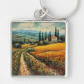 ゴールデントスカーナの夢 キーホルダー (正面)