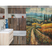 ゴールデントスカーナの夢 シャワーカーテン