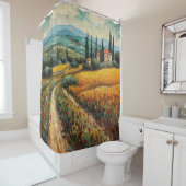 ゴールデントスカーナの夢 シャワーカーテン (インサイチュ)