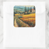 ゴールデントスカーナの夢 スクエアシール (バッグ)