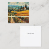 ゴールデントスカーナの夢 スクエア名刺 (正面/裏面)