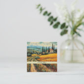 ゴールデントスカーナの夢 スクエア名刺 (スタンド正面)