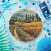 ゴールデントスカーナの夢 ペーパープレート (パーティー)