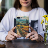 ゴールデントスカーナの野生の花 田舎の風景 Case-Mate iPhoneケース