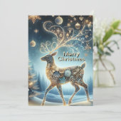 ゴールデントナカイクリスマスオーナメントブルースカイ シーズンカード (スタンド正面)