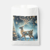 ゴールデントナカイクリスマスオーナメントブルースカイ フェイバーバッグ (正面)