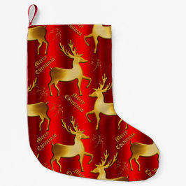 ゴールデントナデアオンレッド スモールクリスマスストッキング