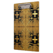 ゴールデントフラクタルクロスクリップボード クリップボード (左)