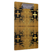 ゴールデントフラクタルクロスクリップボード クリップボード (右)