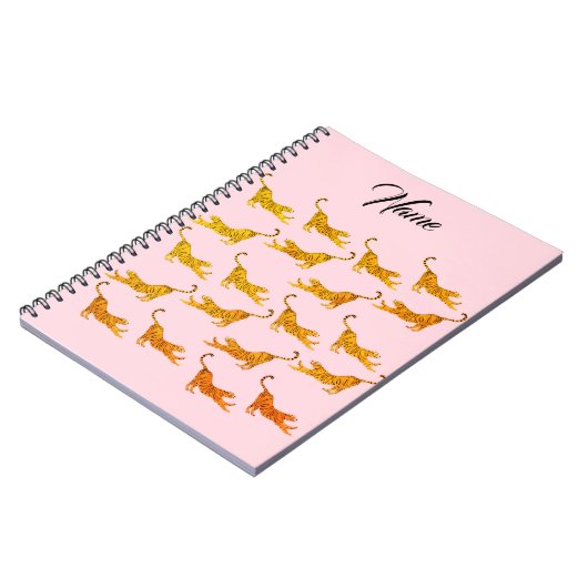 ゴールデントラパーソナライズされたガース ノートブック (左側)