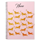 ゴールデントラパーソナライズされたガース ノートブック (正面)