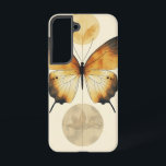 ゴールデントランスフォーメーションバタフライフォンケース SAMSUNG GALAXY S22ケース<br><div class="desc">2つの蝶の対称な太陽のキスのデザインに囲まれて変換と恵みを象徴する。変化と成長を愛する人のための完璧なケース。</div>