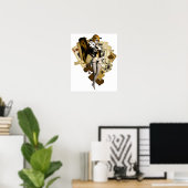 ゴールデントランプのポーカーガール2 ポスター (ホームオフィス)