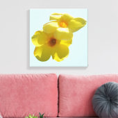 ゴールデントランペット花I キャンバスプリント (インサイチュ (リビング))