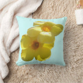 ゴールデントランペット花I クッション (ブランケット)