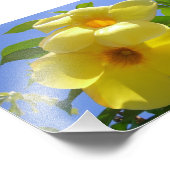 ゴールデントランペット花I フォトプリント (角)