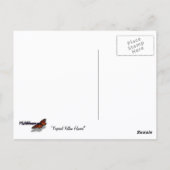 ゴールデントランペット花I ポストカード (裏面)