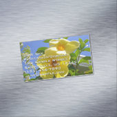 ゴールデントランペット花I マグネット名刺 (インサイチュ)