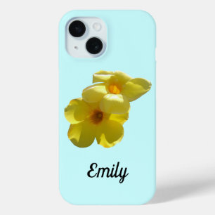 ゴールデントランペット花I iPhone 15ケース