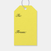 ゴールデントランペット花IIトロピカル ギフトタグ (裏面)