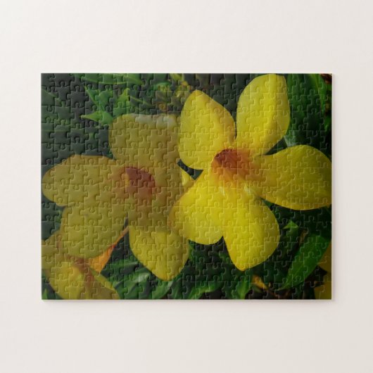 ゴールデントランペット花IIトロピカル ジグソーパズル (横)