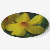 ゴールデントランペット花IIトロピカル ペーパープレート (アングル)