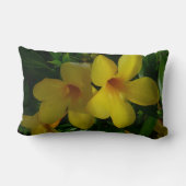 ゴールデントランペット花IIトロピカル ランバークッション (裏面)