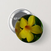 ゴールデントランペット花IIトロピカル 缶バッジ (正面&裏面)