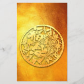 ゴールデントラ中国のガー新パーソナライズされた年SPS (裏面)