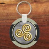 ゴールデントリスケレキーチェーン キーホルダー (正面)