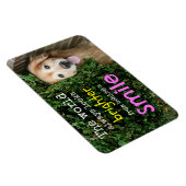 ゴールデントリーバーのスマイル マグネット (右側)