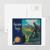 ゴールデントレイルオレンジラベル#2Success（カリフォルニア州） ポストカード (正面/裏面)