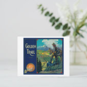 ゴールデントレイルオレンジラベル#2Success（カリフォルニア州） ポストカード (スタンド正面)