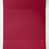 ゴールデントレブルクレフ、 音符記号とバラ花 三つ折りプログラム (内部中)