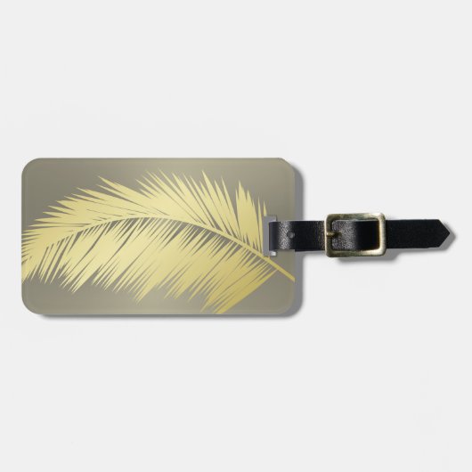 ゴールデントロピカルパ葉ーム ラゲッジタグ (正面横)