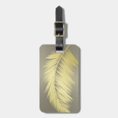 ゴールデントロピカルパ葉ーム ラゲッジタグ (正面縦)