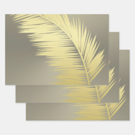 ゴールデントロピカルパ葉ーム ラッピングペーパーシート