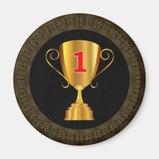 ゴールデントロフィーカップ マグネット (正面)