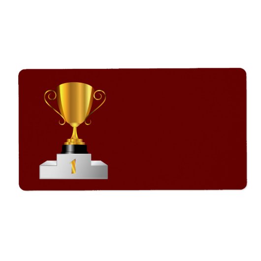 ゴールデントロフィーカップ ラベル (正面)