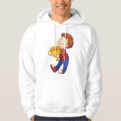 ゴールデントロフィー賞受賞者を保持する少年 パーカ (正面)