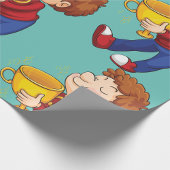 ゴールデントロフィー賞受賞者を保持する少年 ラッピングペーパー