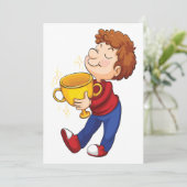 ゴールデントロフィー賞受賞者を保持する少年 招待状 (スタンド正面)