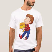 ゴールデントロフィー賞受賞者を保持する少年 Tシャツ (正面)