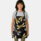 ゴールデントンボのシームレスパターン エプロン (インサイチュ)