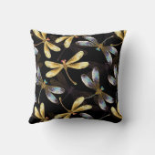 ゴールデントンボのシームレスパターン クッション (裏面)