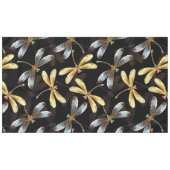 ゴールデントンボのシームレスパターン テーブルクロス (正面(横))