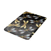 ゴールデントンボのシームレスパターン バスマット (アングル)