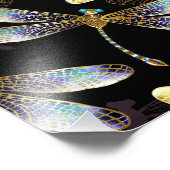 ゴールデントンボのシームレスパターン フォトプリント            (角)