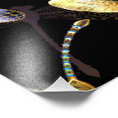 ゴールデントンボのシームレスパターン フォトプリント            (角)